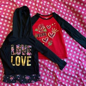2 3T long sleeve girls shirt